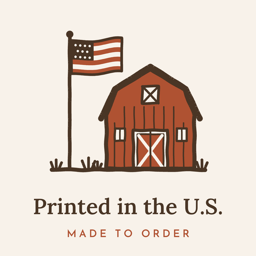 Printed in the U.S., made to order