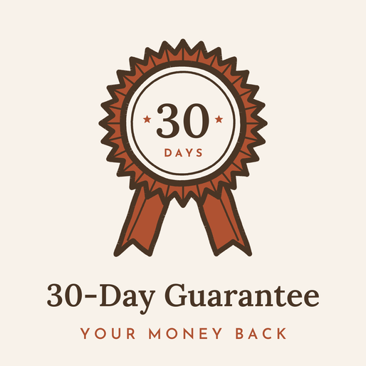 30-day guarantee: your money back